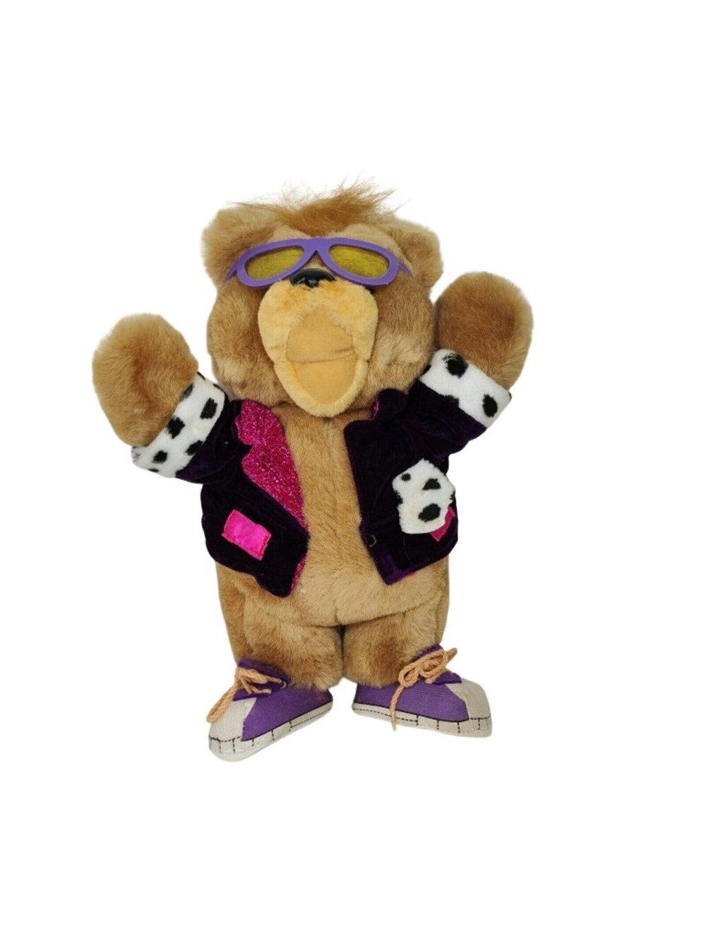 Vintage 90s Teddy Grahams Bear Plush Stuffed Animal Toy Collectible Retro